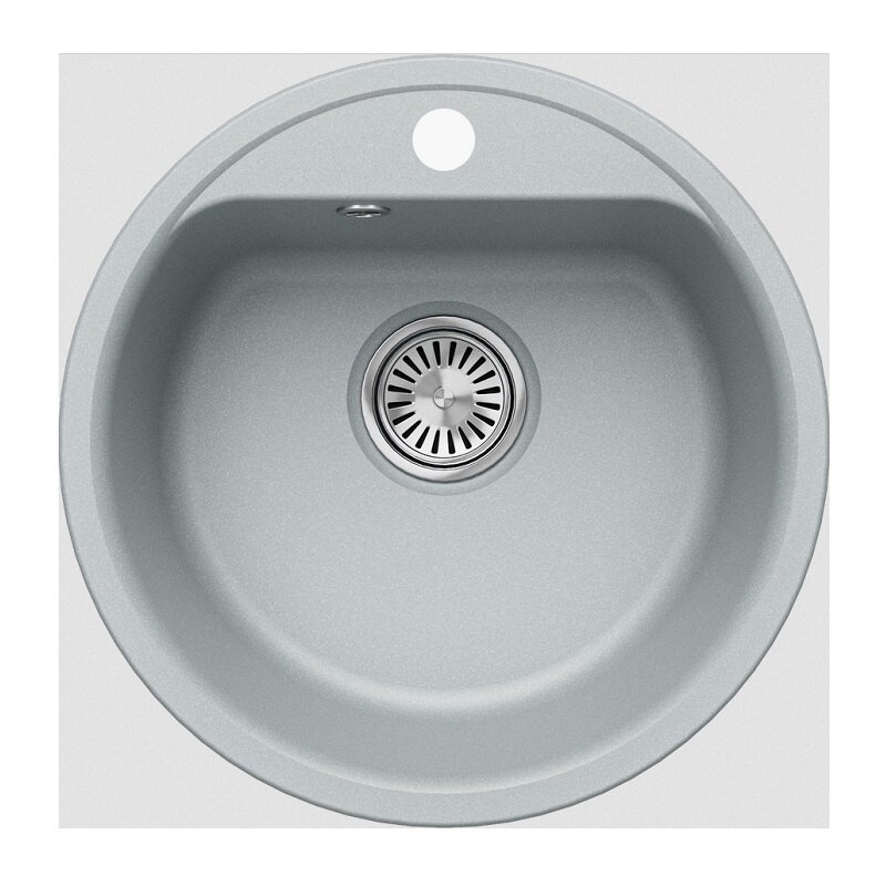 Изображение товара Мойка кухонная Polygran QuartzBond BOND-480 856417, 48 см, искусственный камень, платина