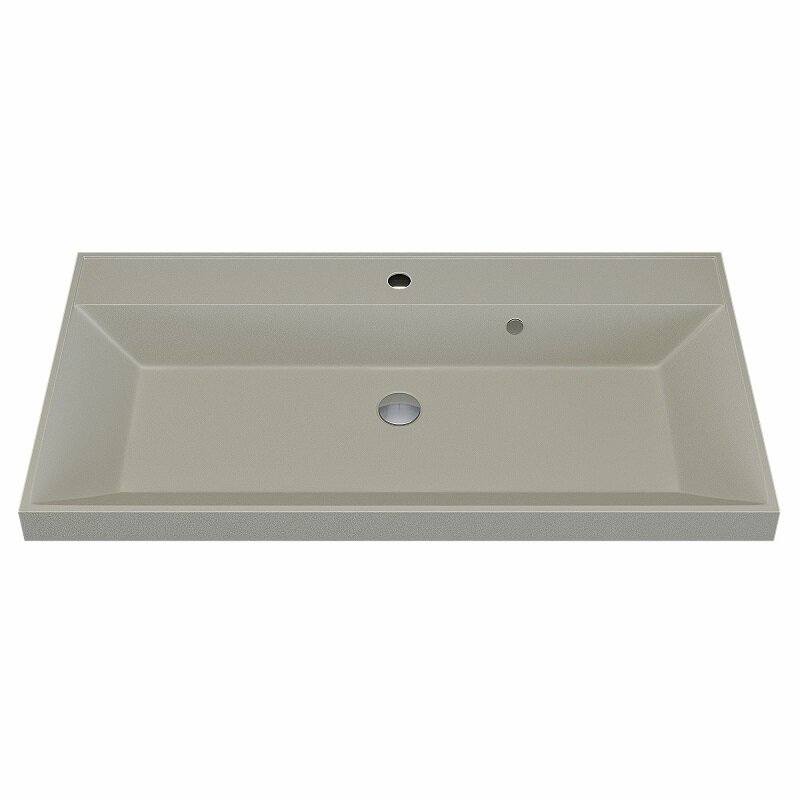 Изображение товара Раковина Uperwood Classic Quartz 90 см бежевый матовый лен