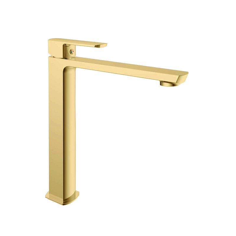 Изображение товара Смеситель для раковины Vincea Next VBF-1N2BG, латунь, золото брашированное, Италия