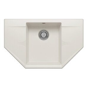 Изображение товара Кухонная мойка Polygran Riff-800 №36 679092 80 см искусственный камень белый хлопок