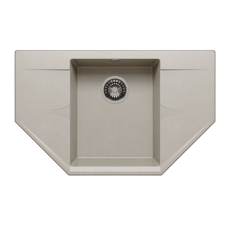 Изображение товара Кухонная мойка Polygran Riff-800 №14 679061, 80 см, искусственный камень, серый