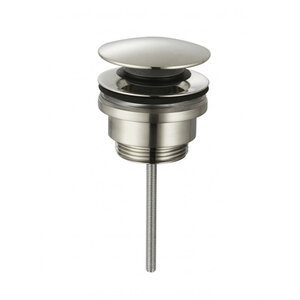 Изображение товара Донный клапан Aquame AQM7003BN никель шлифованный универсальный с переливом