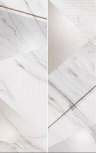 Изображение товара Декор Grespania Corinto Nauplia 2 Piezas 17MD73N, 31.5 x 100 см, 2 шт., белый