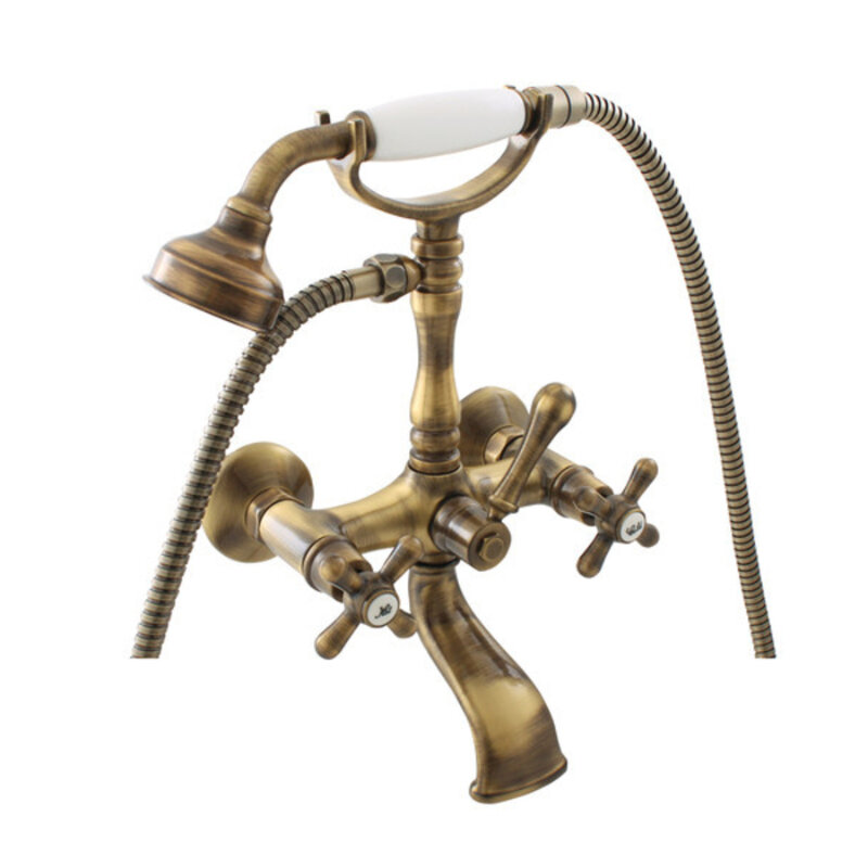 Изображение товара Смеситель для ванны и душа Rav-Slezak Morava Retro MK160.5/2SM бронза