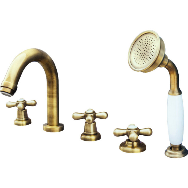 Изображение товара Смеситель для ванны Rav-Slezak Morava Retro MK162.5PSM бронза с поворотным изливом