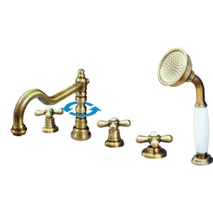 Изображение товара Смеситель для ванны Rav-Slezak Morava Retro бронза 21.5 см