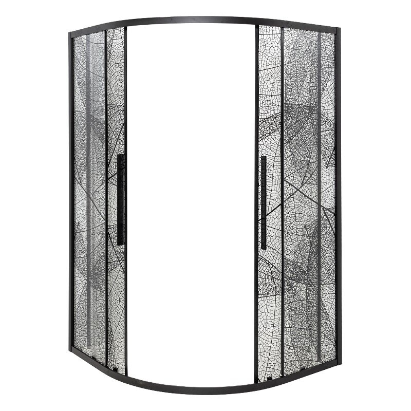 Изображение товара Душевой уголок AvaCan HB 80, 80x80 см, черный профиль, прозрачное стекло