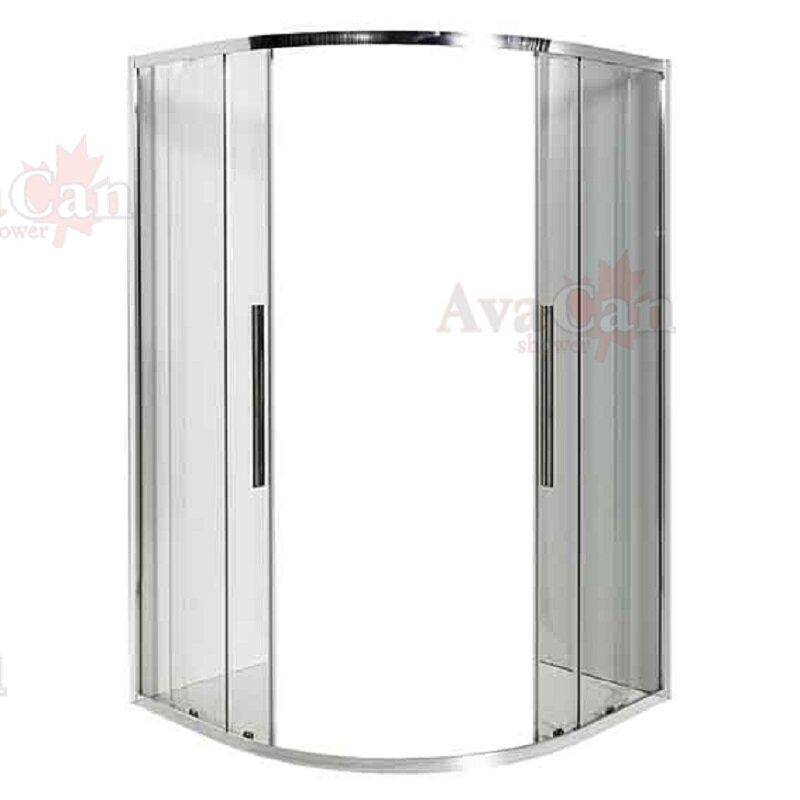 Изображение товара Душевой уголок AvaCan HC 90 90x90 см прозрачное стекло хром профили раздвижные двери