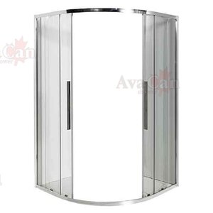 Изображение товара Душевой уголок AvaCan HC 90 90x90 см прозрачное стекло хром профили раздвижные двери