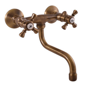 Изображение товара Смеситель для кухонной мойки Rav-Slezak Morava Retro MK301.5/21SM, цвет бронза