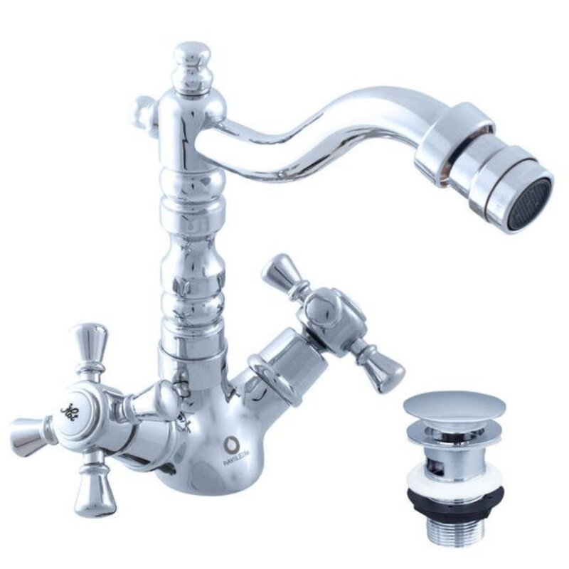 Изображение товара Смеситель для биде Rav-Slezak Morava Retro MK321.5/9, с донным клапаном, цвет хром