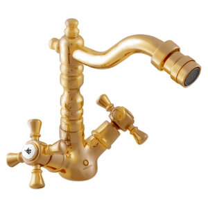 Изображение товара Смеситель для биде Rav-Slezak Morava Retro MK321.5/9Z, с донным клапаном, цвет золото