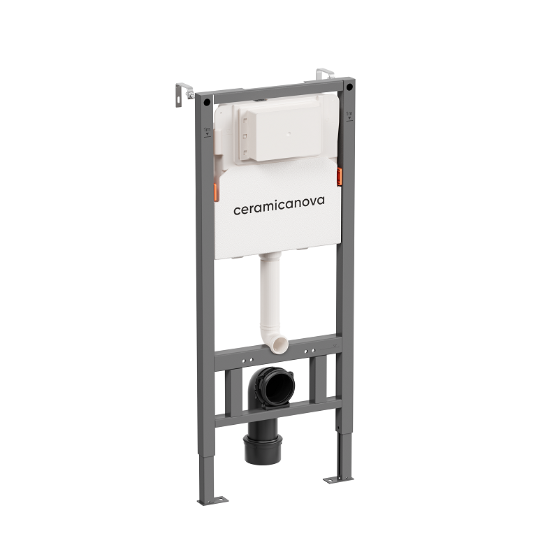 Изображение товара Инсталляция для унитаза Ceramicanova Balance CN121001, серая
