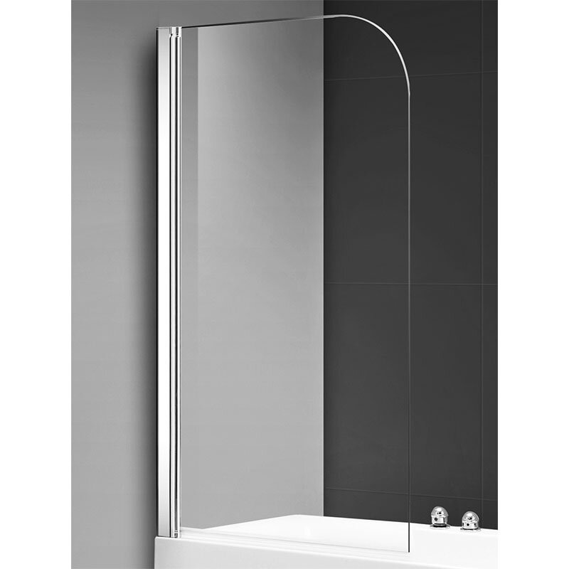 Изображение товара Шторка на ванну Aquame AQM2851-9, 90 x 140 см, стекло прозрачное, цвет хром Изображение товара Шторка на ванну Aquame AQM2851-9, 90 x 140 см, стекло прозрачное, цвет хром
