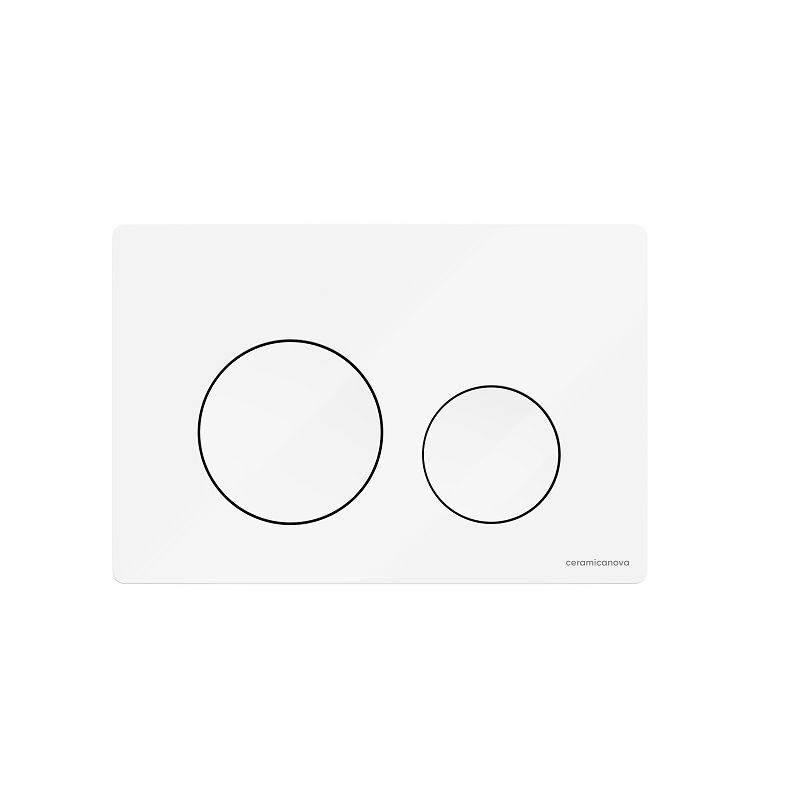 Изображение товара Клавиша смыва Ceramicanova Circle CN12-001W, механическая, белая