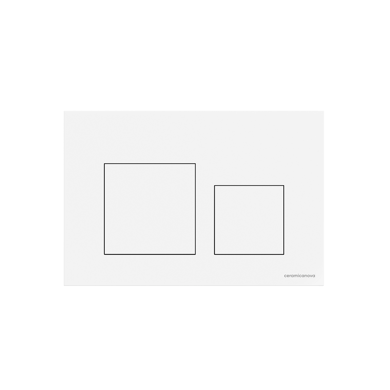 Изображение товара Клавиша смыва Ceramicanova Square CN12-002W, механическая, белая