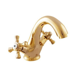 Изображение товара Смеситель для раковины Rav-Slezak Morava Retro MK328.5Z золото Встроенный кран Германия