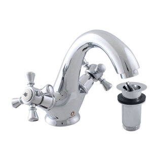 Изображение товара Смеситель для раковины Rav-Slezak Morava Retro MK329.5 хром с донным клапаном