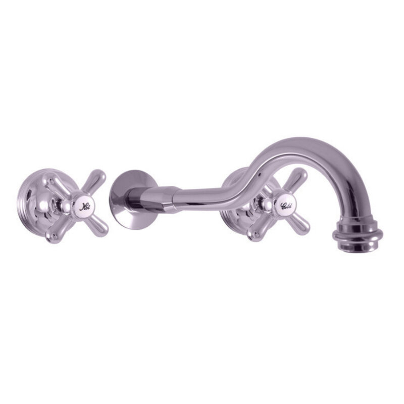 Изображение товара Смеситель для раковины Rav-Slezak Morava Retro MK331 хром, скрытый монтаж, 2-вентильный