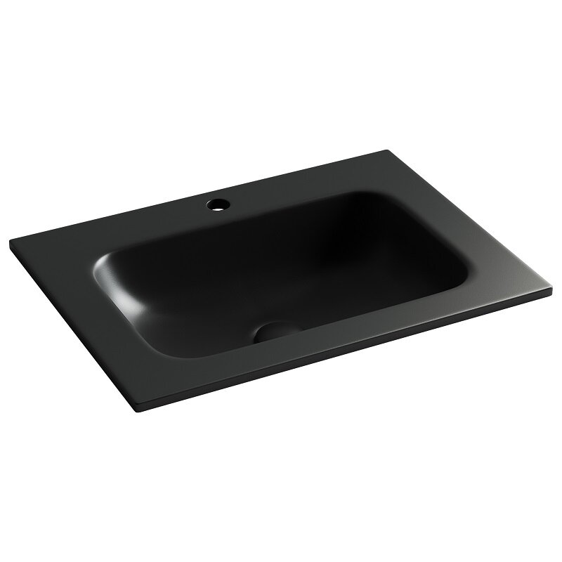 Изображение товара Раковина Ceramicanova Grace CN7011MB, 61 см, сантехфарфор, черный матовый Изображение товара Раковина Ceramicanova Grace CN7011MB, 61 см, сантехфарфор, черный матовый