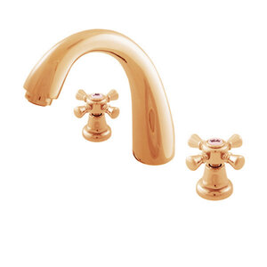 Изображение товара Смеситель для раковины Rav-Slezak Morava Retro MK333.5Z с донным клапаном золото