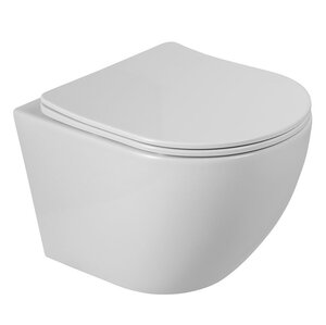 Изображение товара Унитаз подвесной BelBagno Sfera-TOR BB046CH-TOR/SC безободковый, смыв Tornado, сиденье микролифт, белый 