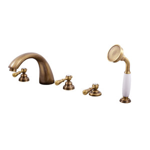 Изображение товара Смеситель для ванны Rav-Slezak Morava Retro MK469.5PSM бронза стиль ретро