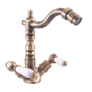 Изображение товара Смеситель для биде Rav-Slezak Morava Retro MK520.5/9SM, бронзовый