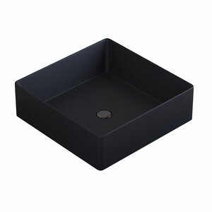 Изображение товара Раковина Uperwood Square 291020317, 39 см, цвет черный матовый