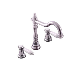 Изображение товара Смеситель для раковины Rav-Slezak Morava Retro MK532.5 с донным клапаном хром