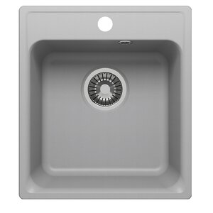 Изображение товара Кухонная мойка Uperwood UPD-406 из кварцевого песка, сердце кухни, дымчатый цвет