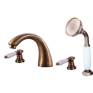 Изображение товара Смеситель для ванны Rav-Slezak Morava Retro MK569.5SSM, цвет бронза