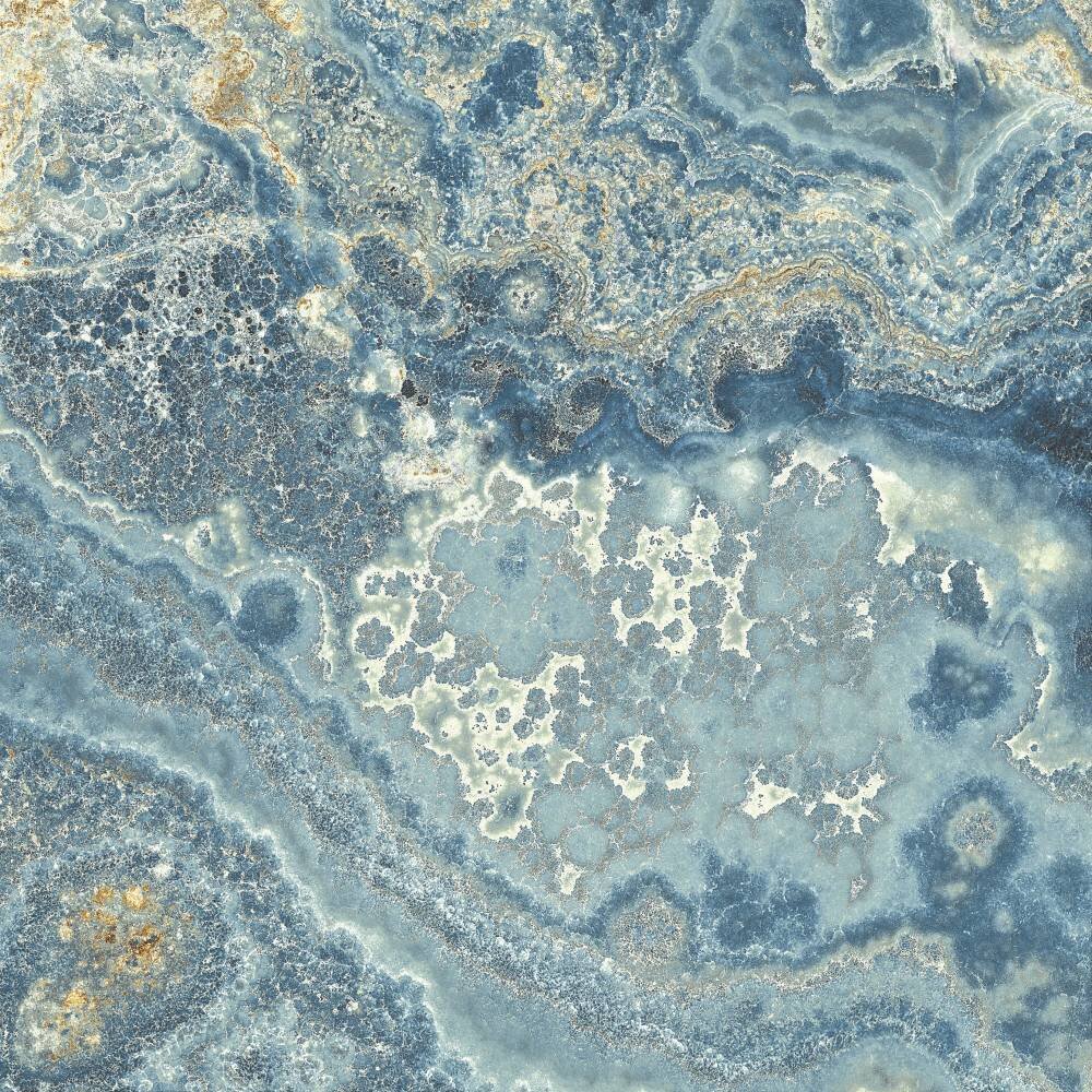 Изображение товара Керамогранит Grespania Izmir Azul 119x119 см голубой полированный под мрамор