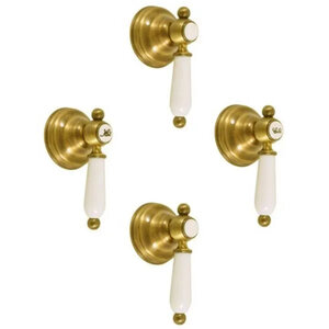 Изображение товара Смеситель для душа Rav-Slezak Morava Retro MK586KZ золото Германия