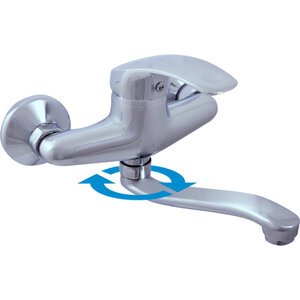 Изображение товара Смеситель для раковины Rav-Slezak Mississippi MS001.5/26 хром с поворотным изливом 200 мм