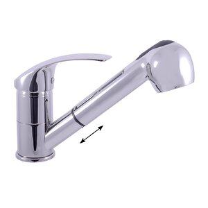 Изображение товара Смеситель для кухонной мойки Rav-Slezak Mississippi MS010.5, с вытяжным изливом, цвет хром