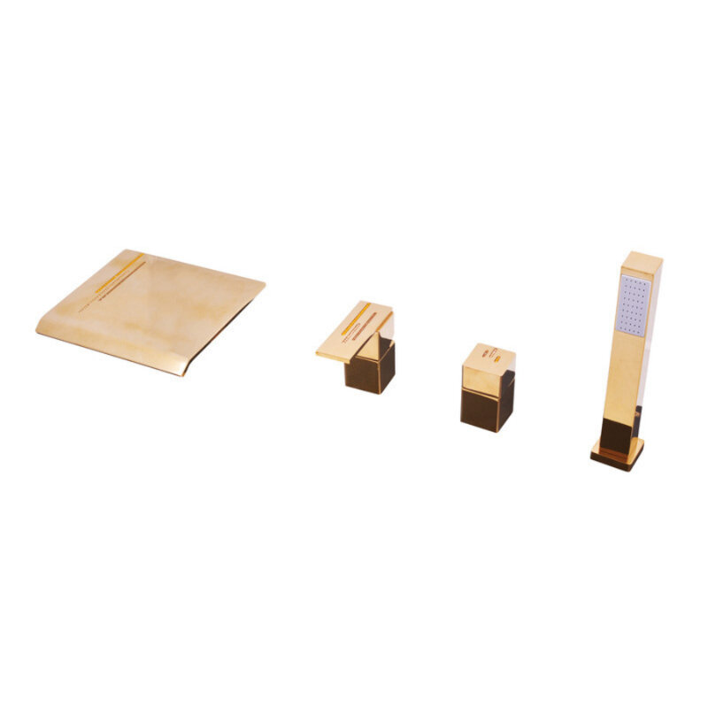 Изображение товара Смеситель для ванны Rav-Slezak Royal1074.5PZ золото с каскадным изливом