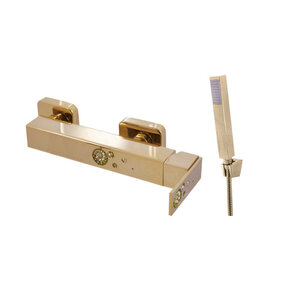 Изображение товара Смеситель для душа Rav-Slezak Royal1080.5/1Z золотой металлик Монолитный излив