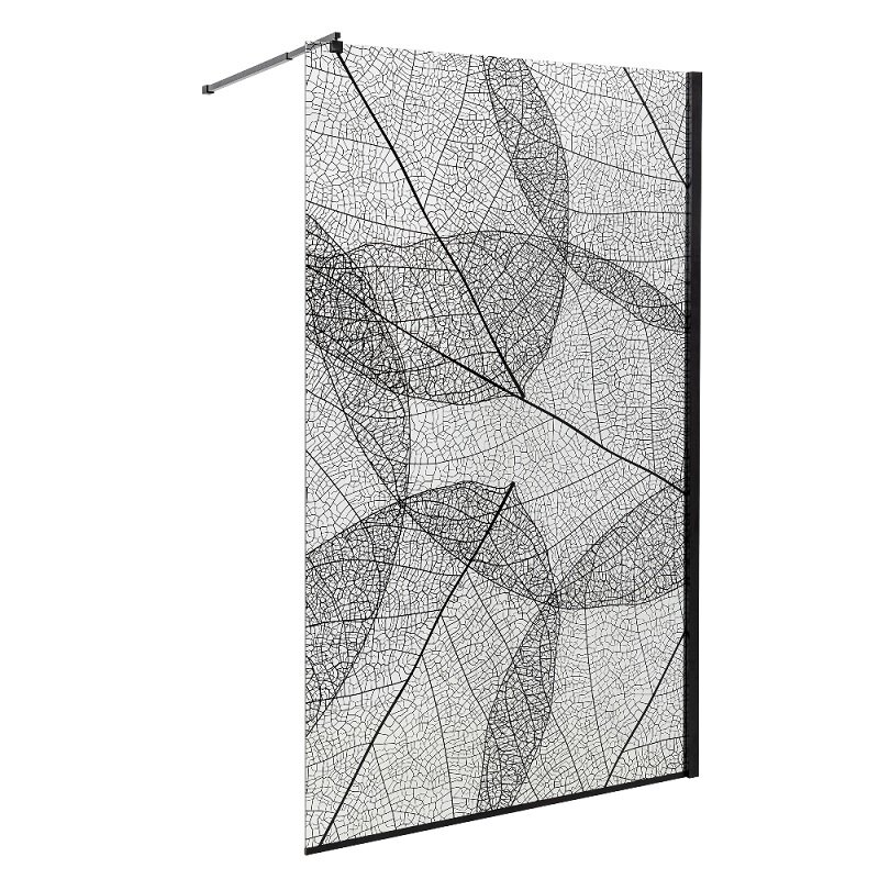 Изображение товара Душевая стенка AvaCan MB100, 100 см с узорчатым стеклом