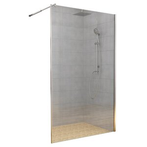 Изображение товара Душевая стенка AvaCan MC100 100 см со свободным входом из прозрачного стекла