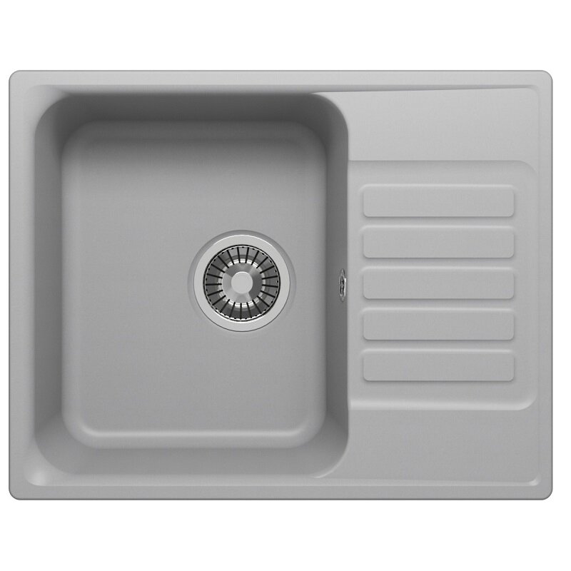 Изображение товара Кухонная мойка Uperwood UPD-202 из кварцевого песка серого цвета