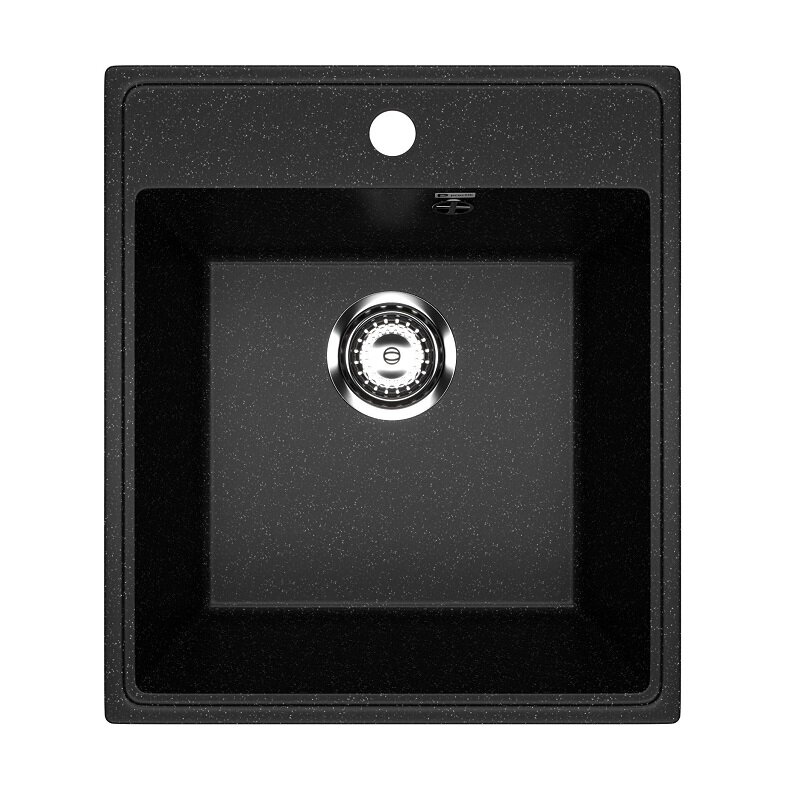 Изображение товара Кухонная мойка Uperwood ECON UPD-404 черный матовый из искусственного камня Изображение товара Кухонная мойка Uperwood ECON UPD-404 черный матовый из искусственного камня