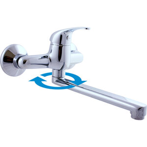 Изображение товара Смеситель для раковины Rav-Slezak Sazava SA001.5/23 хром поворотный 200 мм