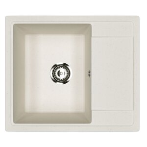 Изображение товара Кухонная мойка Uperwood ECON UPD-201 белая матовая из искусственного камня