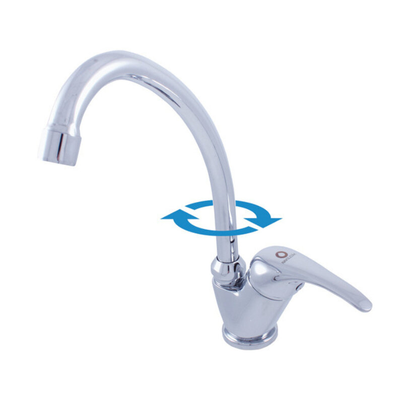 Изображение товара Смеситель для кухонной мойки Rav-Slezak Sazava SA306.5/1, хром, поворотный излив