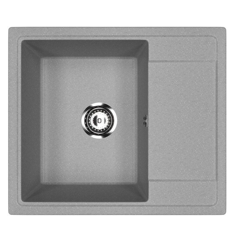 Изображение товара Кухонная мойка Uperwood ECON UPD-201, 4910201237, цвет серый матовый Изображение товара Кухонная мойка Uperwood ECON UPD-201, 4910201237, цвет серый матовый