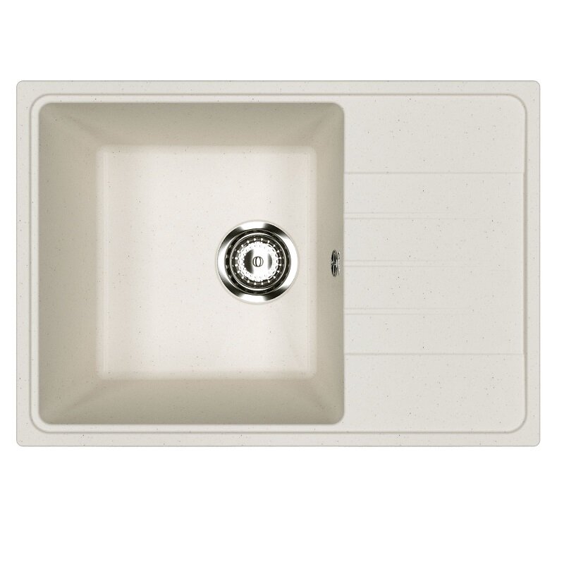 Изображение товара Кухонная мойка Uperwood ECON UPD-506 из искусственного камня белая матовая
