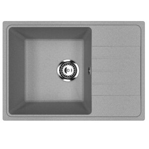 Изображение товара Кухонная мойка Uperwood ECON UPD-506 из искусственного камня серого цвета