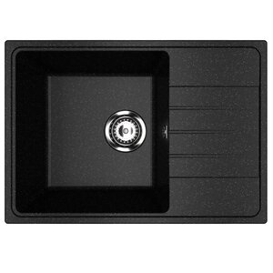 Изображение товара Кухонная мойка Uperwood ECON UPD-506 черный матовый из искусственного камня