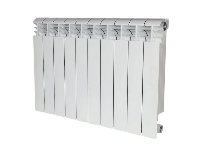 Изображение товара Алюминевый радиатор Stout Vega 10 секций боковое подключение 50 см 18 м2